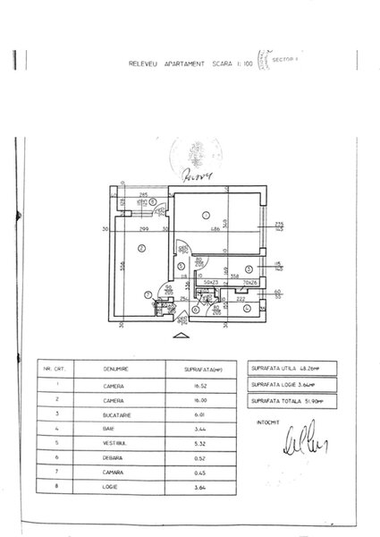 Berceni, Emil Racovita, 2 camere,